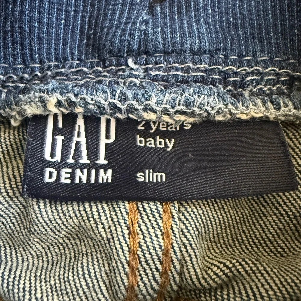 GAP Baby Denim Jeans | Elastic Waist | Slim Fit | 2 Years